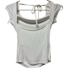 Tシャツ【XS】ホワイト半袖 おしゃれ服 無地 白色 ヴィンテージ 古着