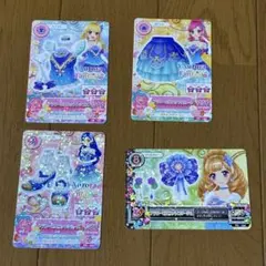 アイカツ! カード　4枚セット　フラワーピルエットコーデ
