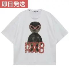 HOODHOOD Tシャツ エイリアン グラフィック オーバーフィット M