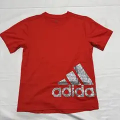 adidasアディダス Tシャツ　スポーツ　インナー　レッド　140cm