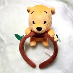 1回着用●ディズニーランド　くまのプーさん カチューシャ