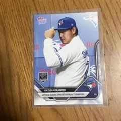 岡本和真 Topps Now OS-13 ブルージェイズ入団会見 本塁打王 - メルカリ