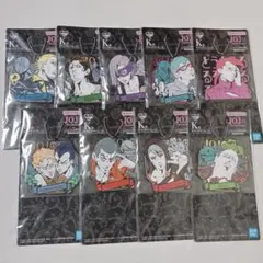 一番くじ ジョジョの奇妙な冒険 K賞 ラバーチャーム　全9種セット コンプリート