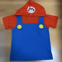 USJ マリオ Tシャツ フード付き 110㎝ キッズ 美品 スーパーマリオ