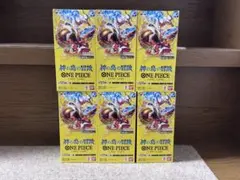 ワンピースカードゲーム　神の島の冒険　テープ付き未開封ボックス　6個セット