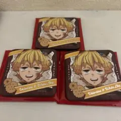 当日配送　鬼滅の刃　バレンタイン　我妻善逸　ギフト缶バッジ　善逸　缶バッジ　３点
