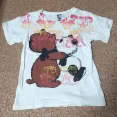 125センチ ムチャチャ Tシャツ パンダくま Lサイズ 後ろのサムネイル