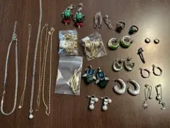 S925 アクセサリーまとめ売り ピアス ネックレス リング　ブローチ 腕時計等