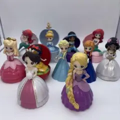 カプキャラ　ヒロインドール　ディズニープリンセス　11体