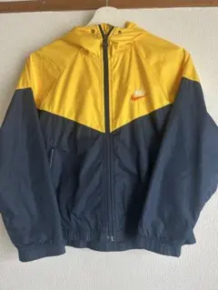 Nike フード付きジャケット イエロー/ネイビー