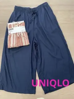 UNIQLO RELACO リラコ　Lサイズ レッド　ストライプ、ネイビー