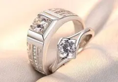 b30☆売れ筋商品☆2個セット 指輪☆お洒落 デザイン ペアリング 551