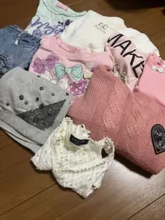 女児服まとめ売り(メゾピアノ、ポンポネット、ブルークロス等)130.140