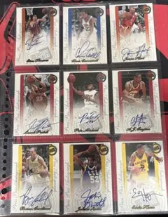 NCAA D1大学バスケットボール 直筆サインカード まとめ売り