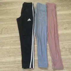 adidas ブラック ピラティス　ヨガ　ウェア　レギンス