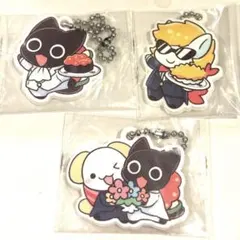 くら寿司 ラバーアクセサリー すしペット えび天わんこ ぐんかんにゃんこ しゃりのサムネイル