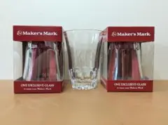 メイカーズマーク maker's mark ノベルティグラス 3個セット