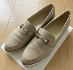 極美品⭐︎HIMIKO トラックソールチェーンローファー アイボリー24.5