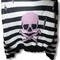 次の日届く ショート丈ドクロパーカー 新品未使用 地雷系 サブカル女子 パンク