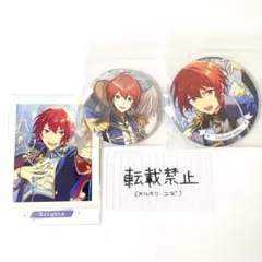 あんさんぶるスターズ！ あんスタ 朱桜司 缶バッジ カード 3点セット