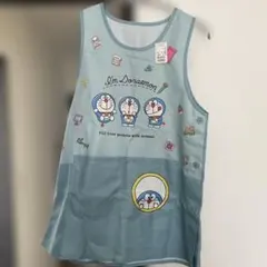 ドラえもん エプロン 水色 フリーサイズ