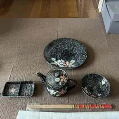 翠泉 食器セット ティーポット 小鉢 皿 箸