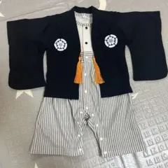 ベビー着物スタイル服セット ベビー袴　ロンパース　70cm