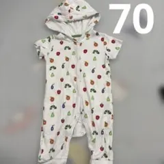 はらぺこあおむし半袖カバーオール70のサムネイル