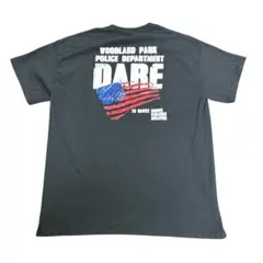 バックプリントTシャツ　ヘビーウェイト　GILDAN 古着　8hのサムネイル
