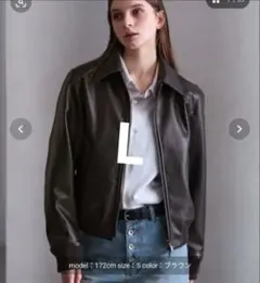 【CLEL】ディープテクスチャーブルゾン　ブラックS CLEL（クレイル） ブルゾン アウター 「CLEL」Deep Texture Blouson