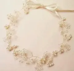 ウエディング　小枝のヘッドドレス