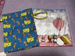 トムとジェリーのポーチ、フィギュアセット