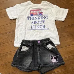 サンリオ2点セット　Tシャツ&baby dollクロミちゃんパンツ　100
