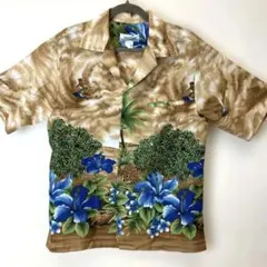 USA製 Penneys HAWAII ハワイアンシャツ アロハ L m602のサムネイル