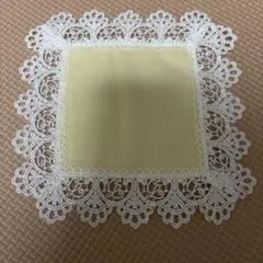 近沢レース ガチャプチタオルハンカチ イエロー