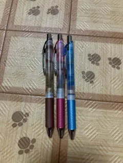 エナージェル　ボールペン3本セット