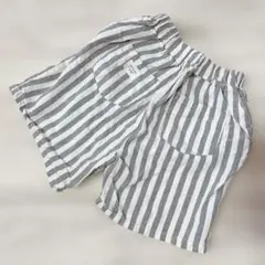 テータテートteteatete✨ストライプ ショートパンツ 【120】麻素材　夏
