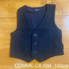 COMME CA ISM コムサイズム フォーマル ベスト 黒 100cm
