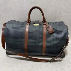 POLO RALPH LAUREN 2wayボストンバッグ ブラックウォッチ