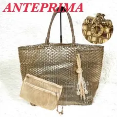 ANTEPRIMA ワイヤーバッグ イントレッチオ トートバッグ ゴールド