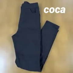coca ブラック スキニーパンツレギンスパンツ 裏起毛 Long ロング