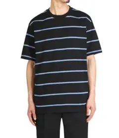 WACKO MARIA/STRIPED T-SHIRT（BLACK）
