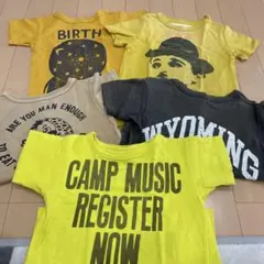 デニムダンガリー　Tシャツ　5枚セット 110〜120㎝