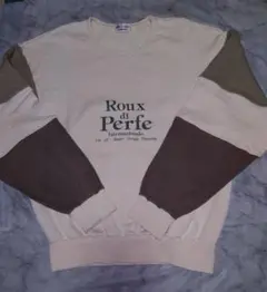 Roux di Perfe カラーブロック トレーナー レディースL〜XL