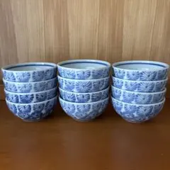 花柄 飯碗 12個セット