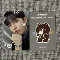 ATEEZ applemusic ラキドロ トレカ ジョンホ