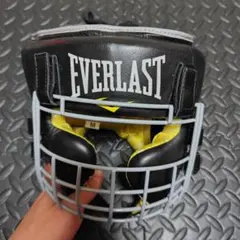 キ*ケ様 EVERLAST エバーラスト ボクシング ヘッドギア Mサイズ 黒のサムネイル