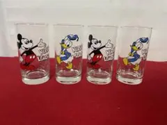 昭和レトロ キリンレモン ミッキー＆ドナルド グラス 4個セット