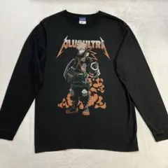 ヒロアカ 爆豪勝己 ロングスリーブTシャツ 長袖 Mサイズ メタルロゴ風