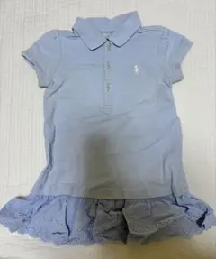 Ralph Lauren 水色 ポロシャツワンピース 12M